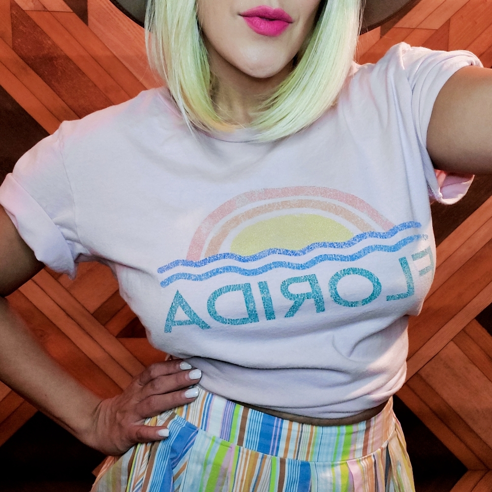 70's retro vibes Florida t-shirt